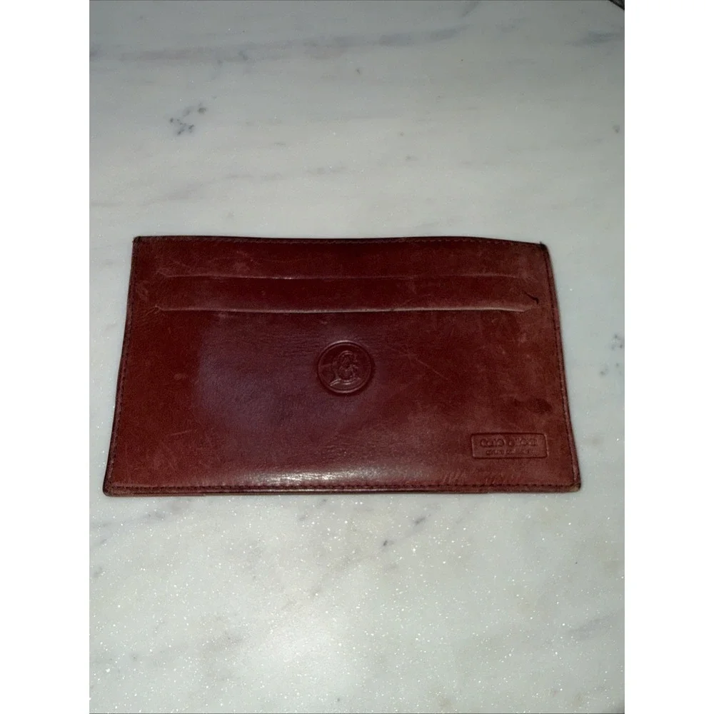 Carlo Amboldi Calfskin Leather Brown‎ Wallet 6x3.5
